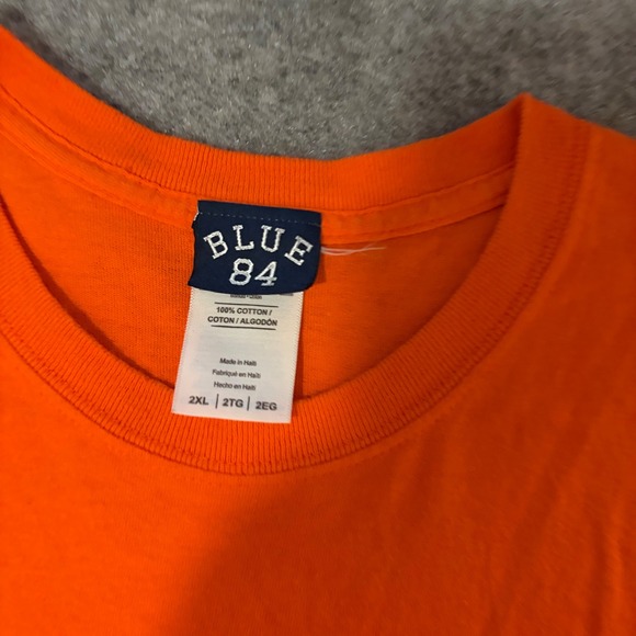 Blue 84 Clemson Tigers Mens 2XL Orange ACC Champions 2017 3 In A Row T-Shirt - Picture 4 of 7